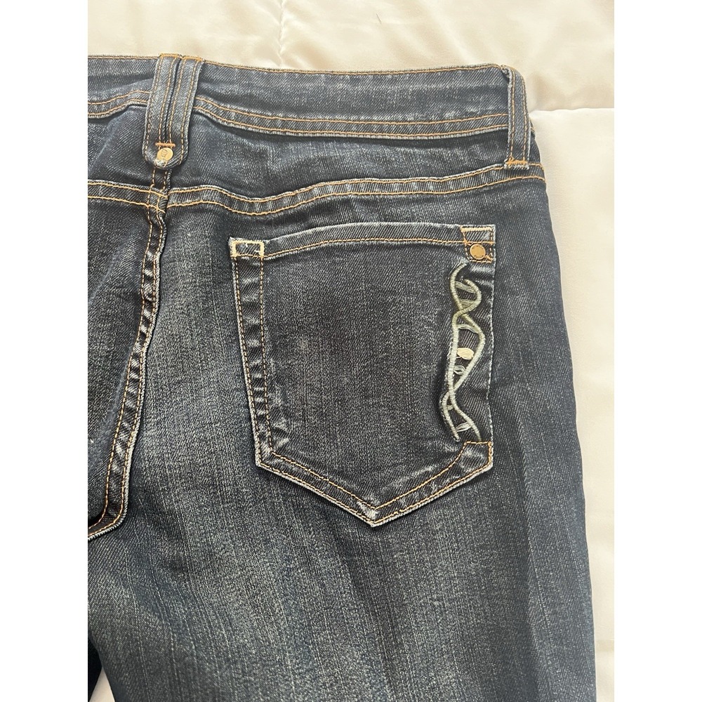Genetic Denim Flare Jeans Women 30 X34 Tall Dark Wash Seal Bell Bottom USA (121)